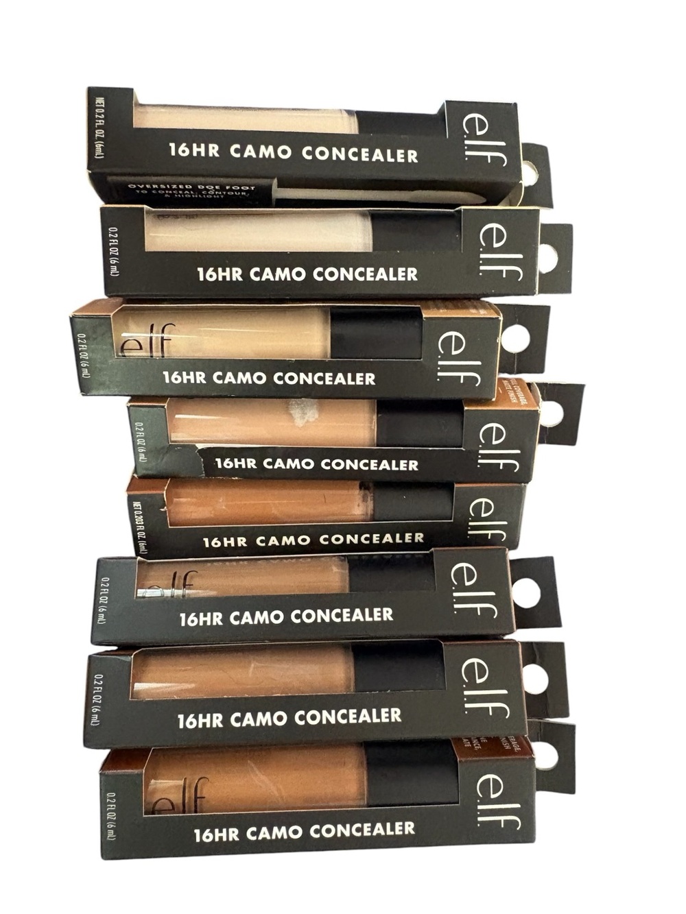 ELF 16HR Camo Concealer Assorted Beige to Deep Brown Shades